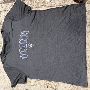 UConn Huskies University of Connecticut Gray Short Sleeve T-Shirt‎ Size L